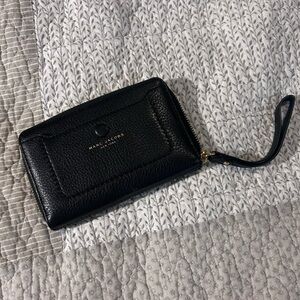 Marc Jacobs Black Textured Wristlet